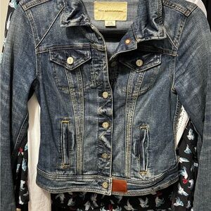 Denim Jacket with Button Details